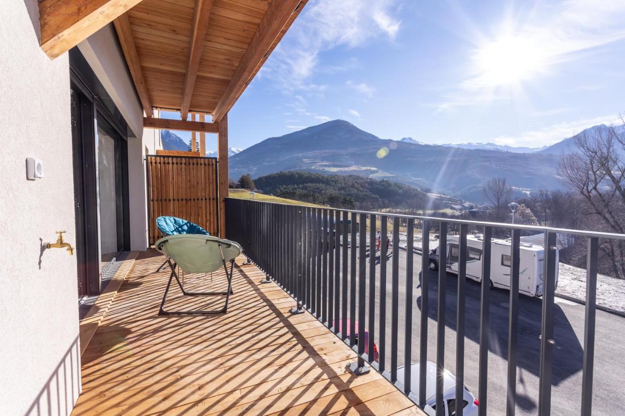 Au Calme Des Sommets - Vue Montagne Embrun Exterior foto